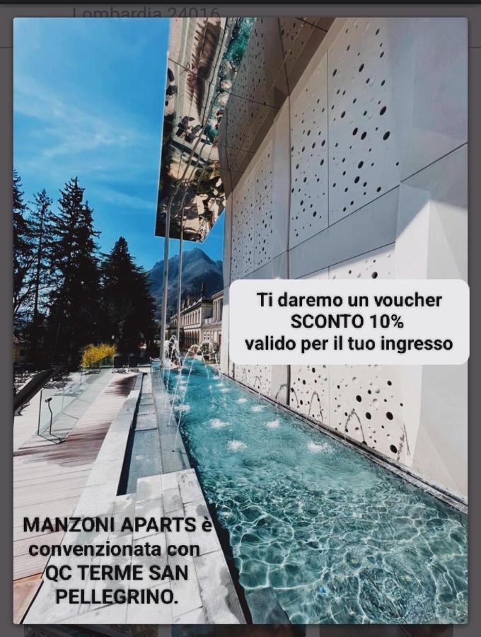 Manzoni Aparts San Pellegrino Terme Εξωτερικό φωτογραφία